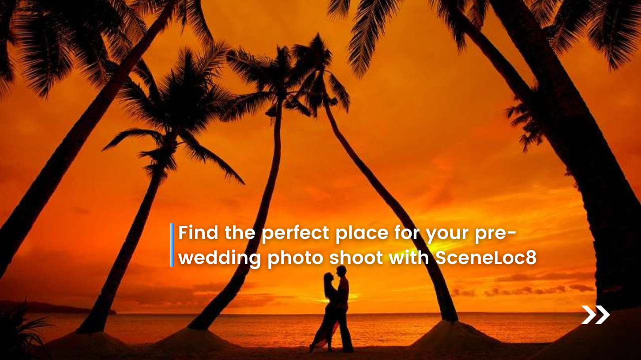 Find the perfect place for your pre-wedding photo shoot with SceneLoc8