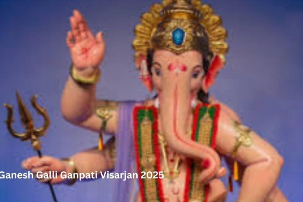Ganesh Galli Ganpati Visarjan 2025 Route Map & Highlights