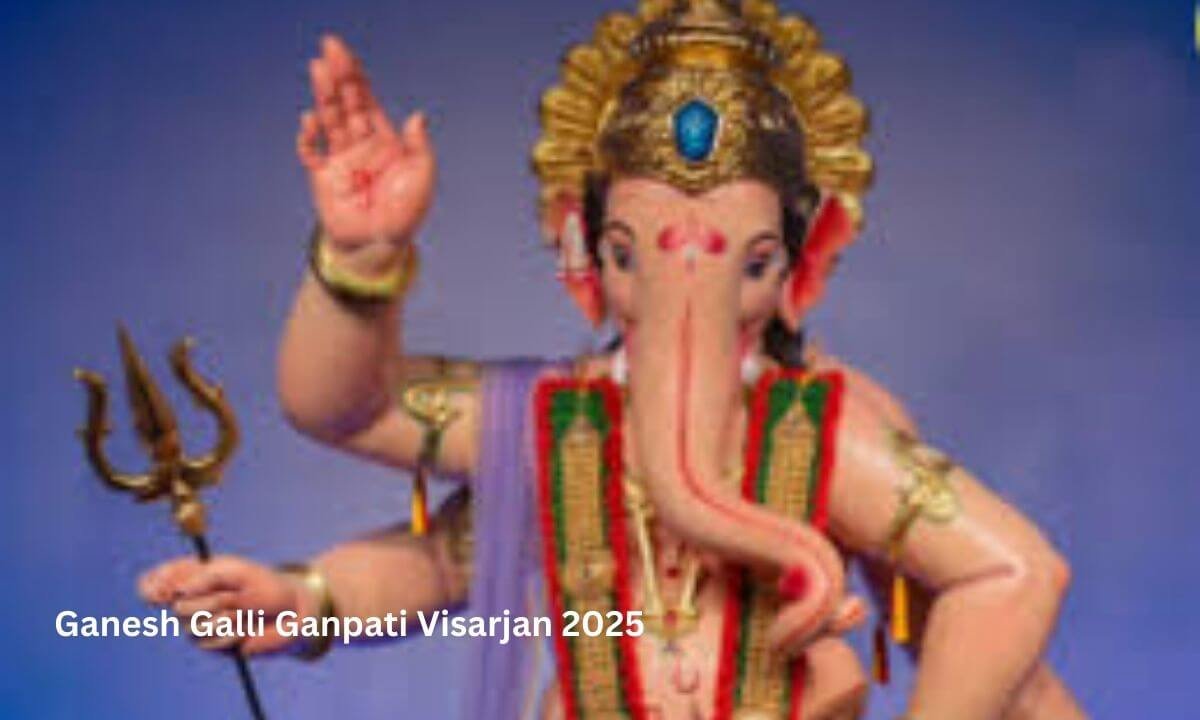 Ganesh Galli Ganpati Visarjan 2025