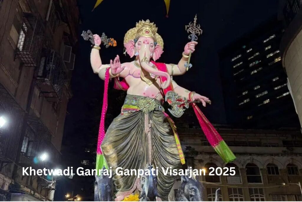 Khetwadi Ganraj Ganpati Visarjan 2025