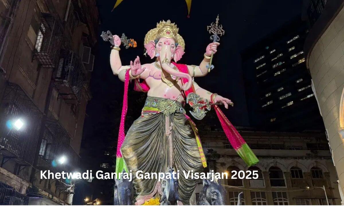 Khetwadi Ganraj Ganpati Visarjan 2025